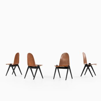 Yngve Ekström knockdown dining chairs at Studio Schalling