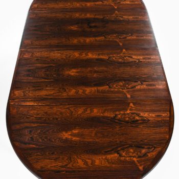 Dining table in rosewood by VV Møbler at Studio Schalling