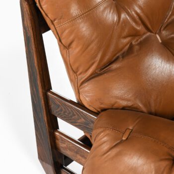 Jean Gillon sofa in rosewood and leather at Studio Schalling