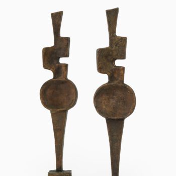 Sculptures in bronze at Studio Schalling