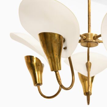 Ceiling lamp in brass by Valinte Oy at Studio Schalling