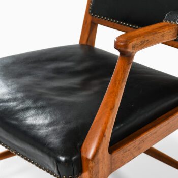 Erik Chambert armchairs in mahogany at Studio Schalling
