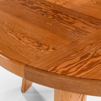 Large dining table in solid pine at Studio Schalling
