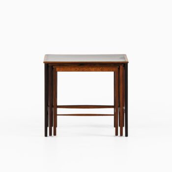Kai Winding nesting tables in rosewood at Studio Schalling