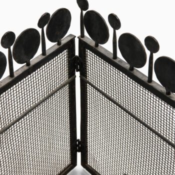 Bertil Vallien fire screen by Boda at Studio Schalling