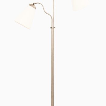 Floor lamp in nickel plated metal at Studio Schalling