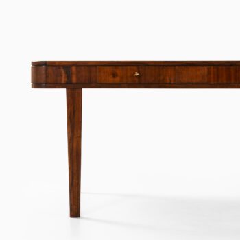 Library table with 8 drawers in walnut at Studio Schalling