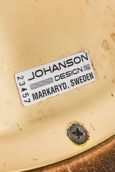 Börje Johanson bar stools in leather at Studio Schalling