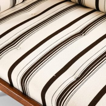 Ib Kofod-Larsen daybed in teak and fabric at Studio Schalling