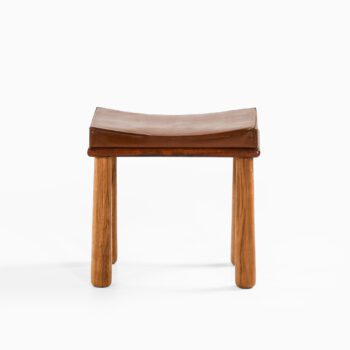 Arnold Madsen attributed stool in oak at Studio Schalling