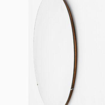Large round mirror by unknown designer at Studio Schalling