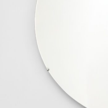 Large round mirror by unknown designer at Studio Schalling