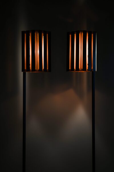 Floor lamps attributed to Werner Schou at Studio Schalling