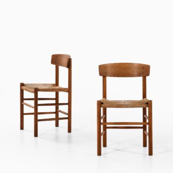 Børge Mogensen J39 dining chairs in oak at Studio Schalling