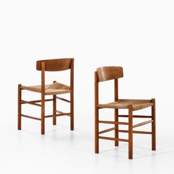 Børge Mogensen J39 dining chairs in oak at Studio Schalling