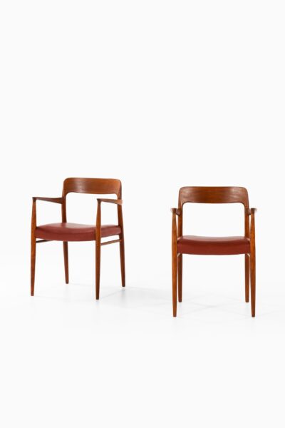 Niels O. Møller armchairs model 57 at Studio Schalling