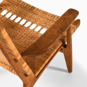 Hans Wegner easy chairs model CH-27 at Studio Schalling