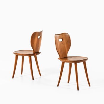 Carl Malmsten dining chairs in pine at Studio Schalling