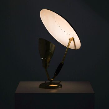 Table lamp in brass produced by Boréns at Studio Schalling