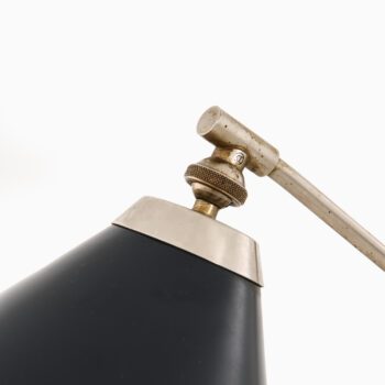 Poul Dinesen table lamp in nickel at Studio Schalling