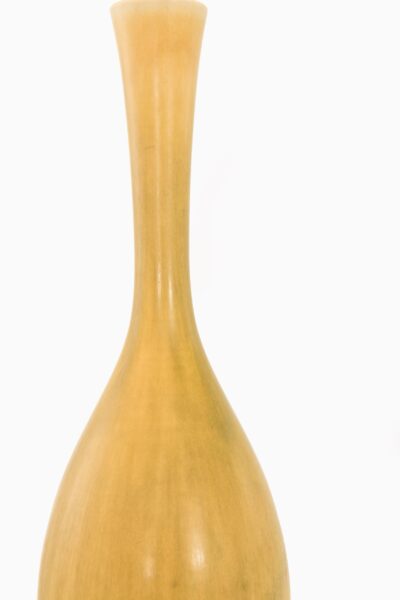 Berndt Friberg yellow ceramic vase at Studio Schalling
