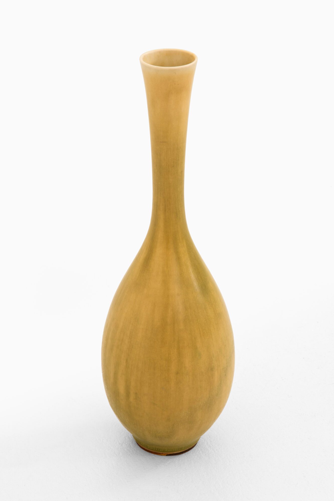Berndt Friberg yellow ceramic vase at Studio Schalling