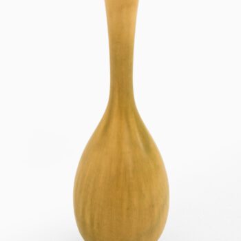 Berndt Friberg yellow ceramic vase at Studio Schalling