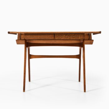 Desk in teak and oak by unknown designer at Studio Schalling
