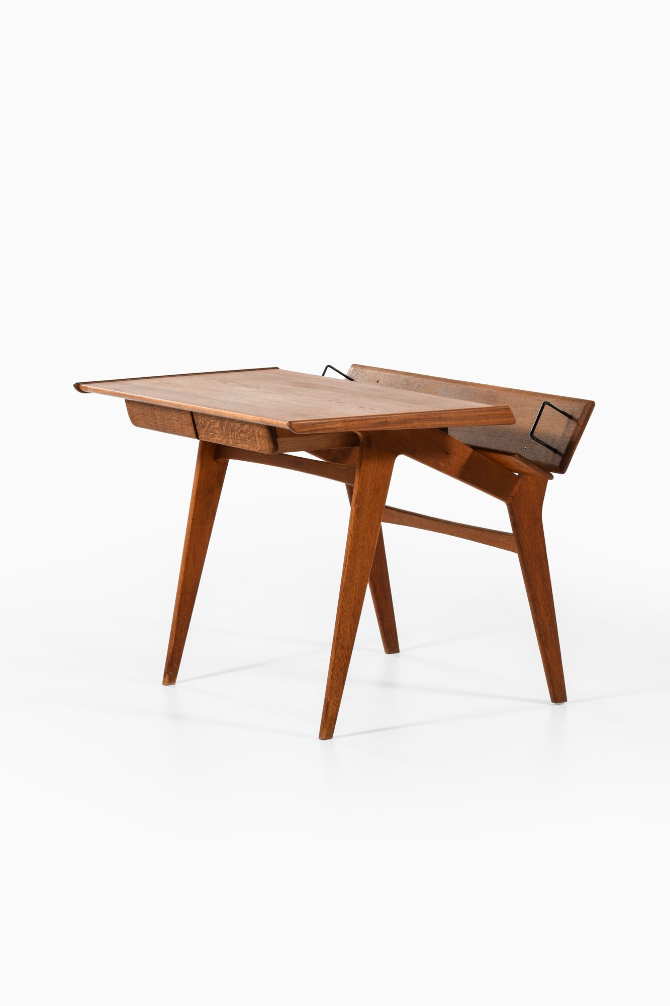 Desk in teak and oak by unknown designer at Studio Schalling