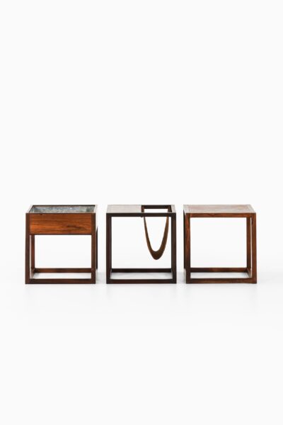 Kai Kristiansen side tables in rosewood at Studio Schalling
