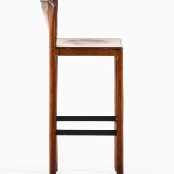 Matteo Grassi bar stools in leather at Studio Schalling