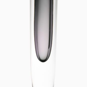 Gunnar Nylund glass vase by Strömbergshyttan at Studio Schalling