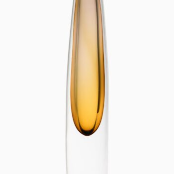 Gunnar Nylund glass vase by Strömbergshyttan at Studio Schalling