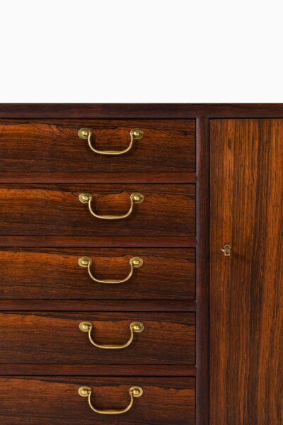 Ole Wanscher sideboard in rosewood and brass at Studio Schalling