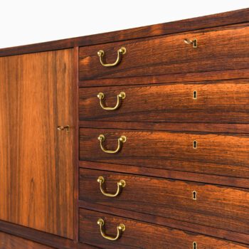 Ole Wanscher sideboard in rosewood and brass at Studio Schalling