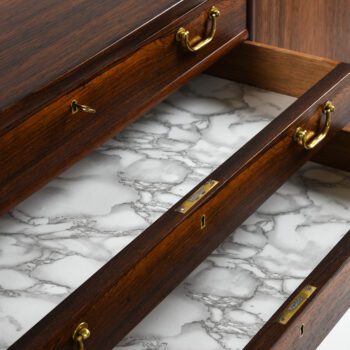 Ole Wanscher sideboard in rosewood and brass at Studio Schalling