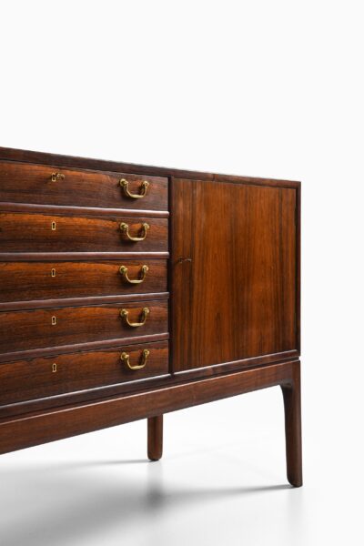 Ole Wanscher sideboard in rosewood and brass at Studio Schalling