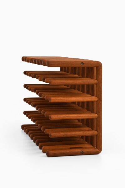 Wine racks in teak by unknown designer at Studio Schalling