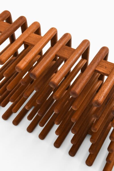 Wine racks in teak by unknown designer at Studio Schalling