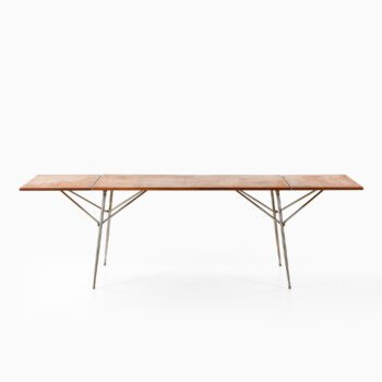 Børge Mogensen dining table in teak and steel at Studio Schalling