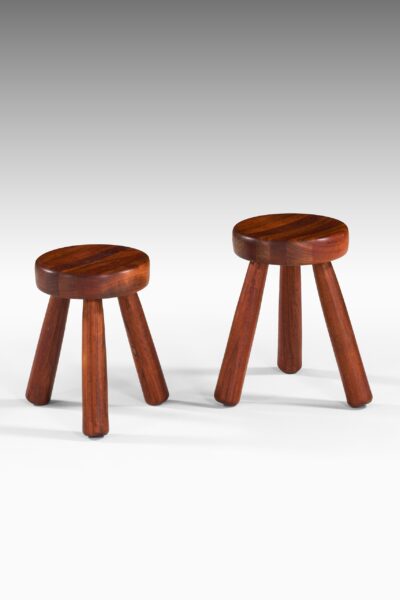 Ingvar Hildingsson stool in jatoba wood at Studio Schalling