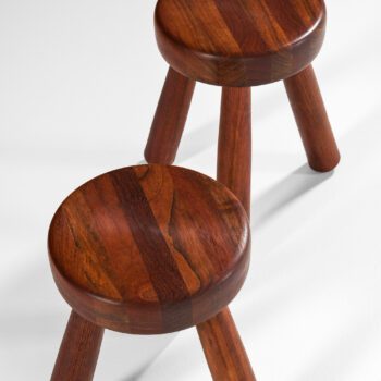 Ingvar Hildingsson stool in jatoba wood at Studio Schalling