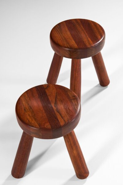 Ingvar Hildingsson stool in jatoba wood at Studio Schalling