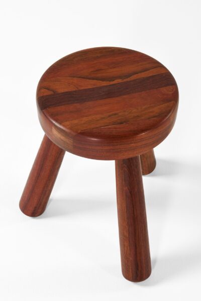 Ingvar Hildingsson stool in jatoba wood at Studio Schalling