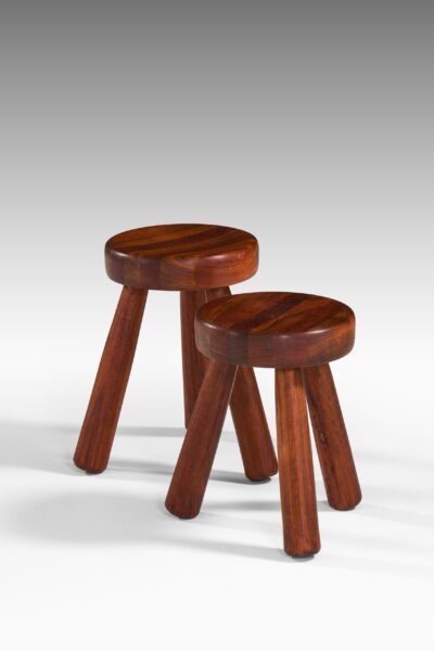 Ingvar Hildingsson stool in jatoba wood at Studio Schalling