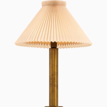 Table lamps in brass by Elarmatur Kosta at Studio Schalling