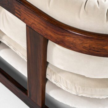 Lennart Bender sofa in rosewood and velvet at Studio Schalling