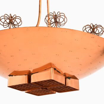 Paavo Tynell ceiling lamp in copper at Studio Schalling