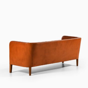 Jacob Kjær sofa in patinated leather at Studio Schalling