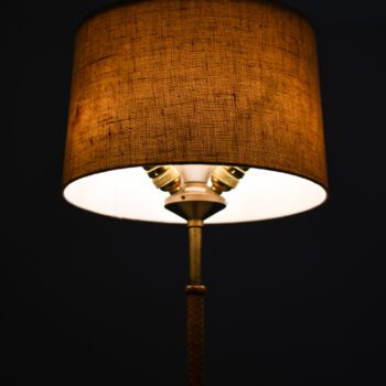 Bertil Brisborg table lamp in leather at Studio Schalling